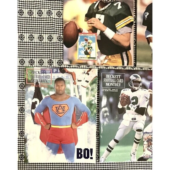 Lot of 13 Beckett Football Card Magazines 1990 & 1991 Bo Barry Joe Rice - Picture 2 of 7